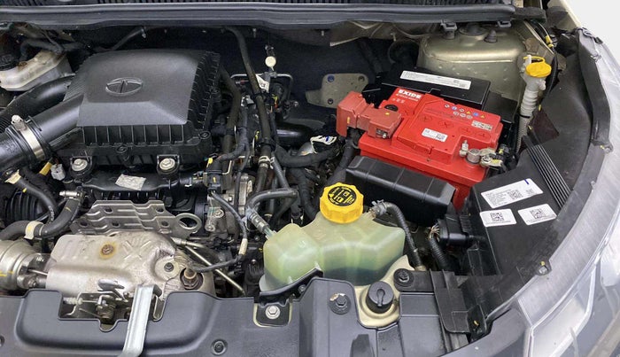 2023 Tata NEXON XZA PLUS LUX SUNROOF KAZIRANGA PETROL, Petrol, Automatic, 42,682 km, Engine View - Left