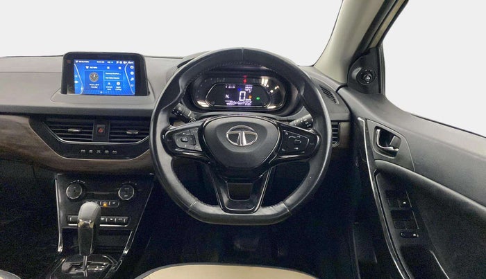 2023 Tata NEXON XZA PLUS LUX SUNROOF KAZIRANGA PETROL, Petrol, Automatic, 42,682 km, Steering Wheel Close Up