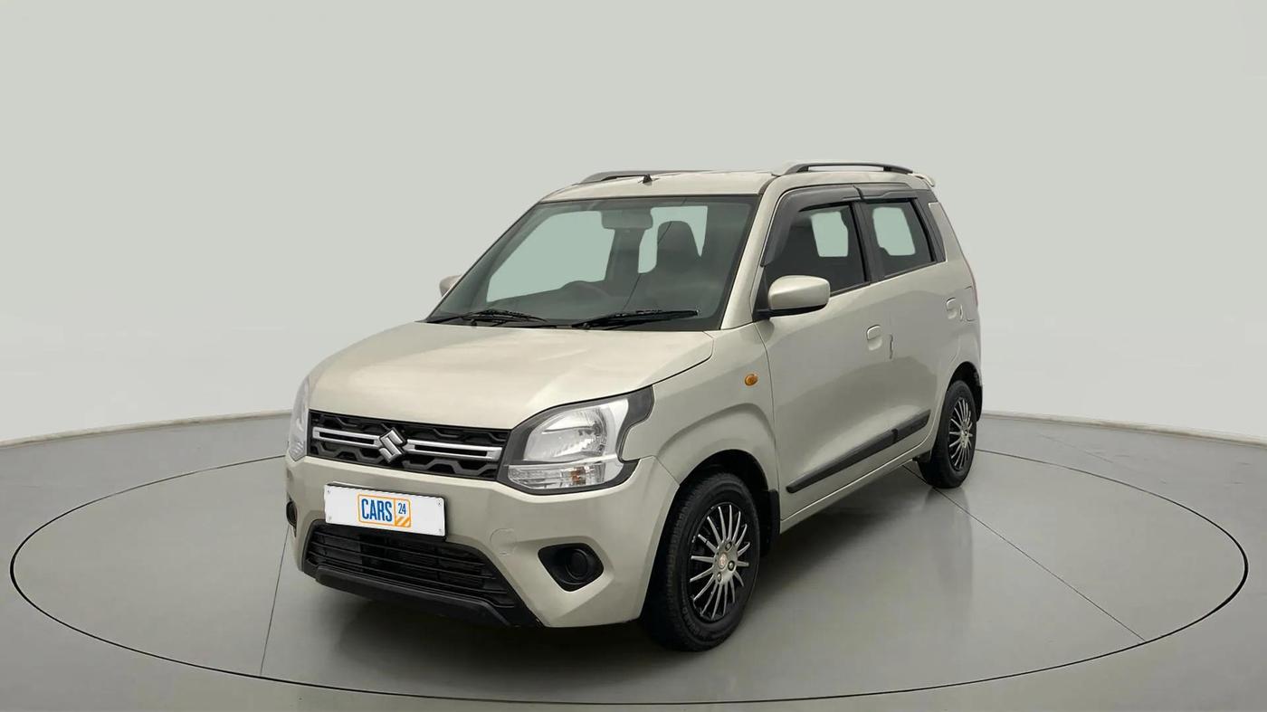 2019 Maruti New Wagon-R VXI 1.2 AMT, Petrol, Automatic, 53,082 km, Left Front Diagonal
