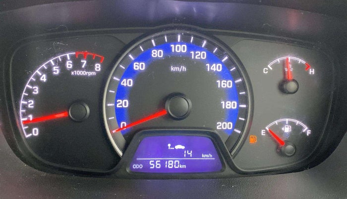 2016 Hyundai Xcent SX 1.2, Petrol, Manual, 56,175 km, Odometer Image