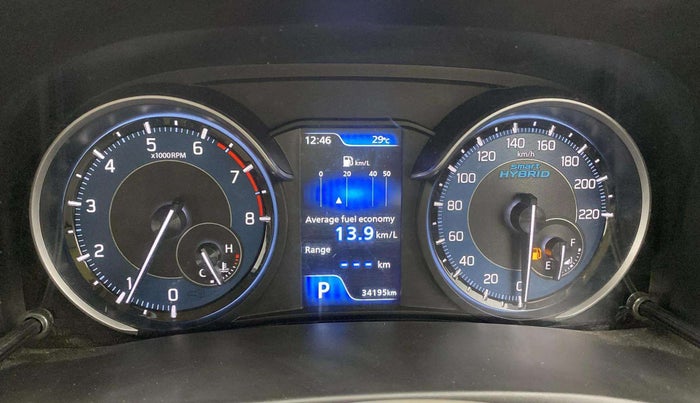 2022 Maruti Ertiga ZXI AT SHVS, Petrol, Automatic, 34,190 km, Odometer Image