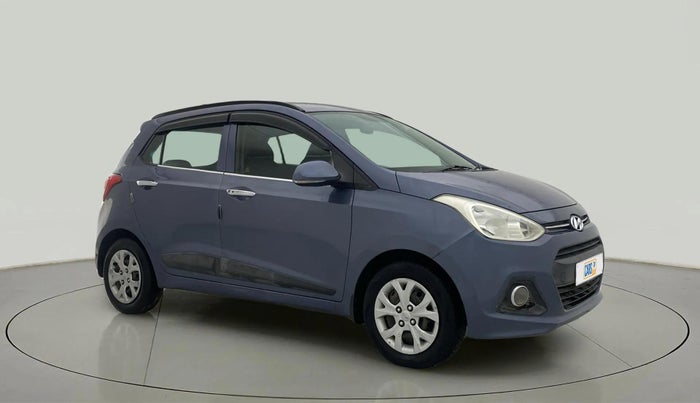 2014 Hyundai Grand i10 SPORTZ 1.2 KAPPA VTVT, Petrol, Manual, 1,20,373 km, Right Front Diagonal