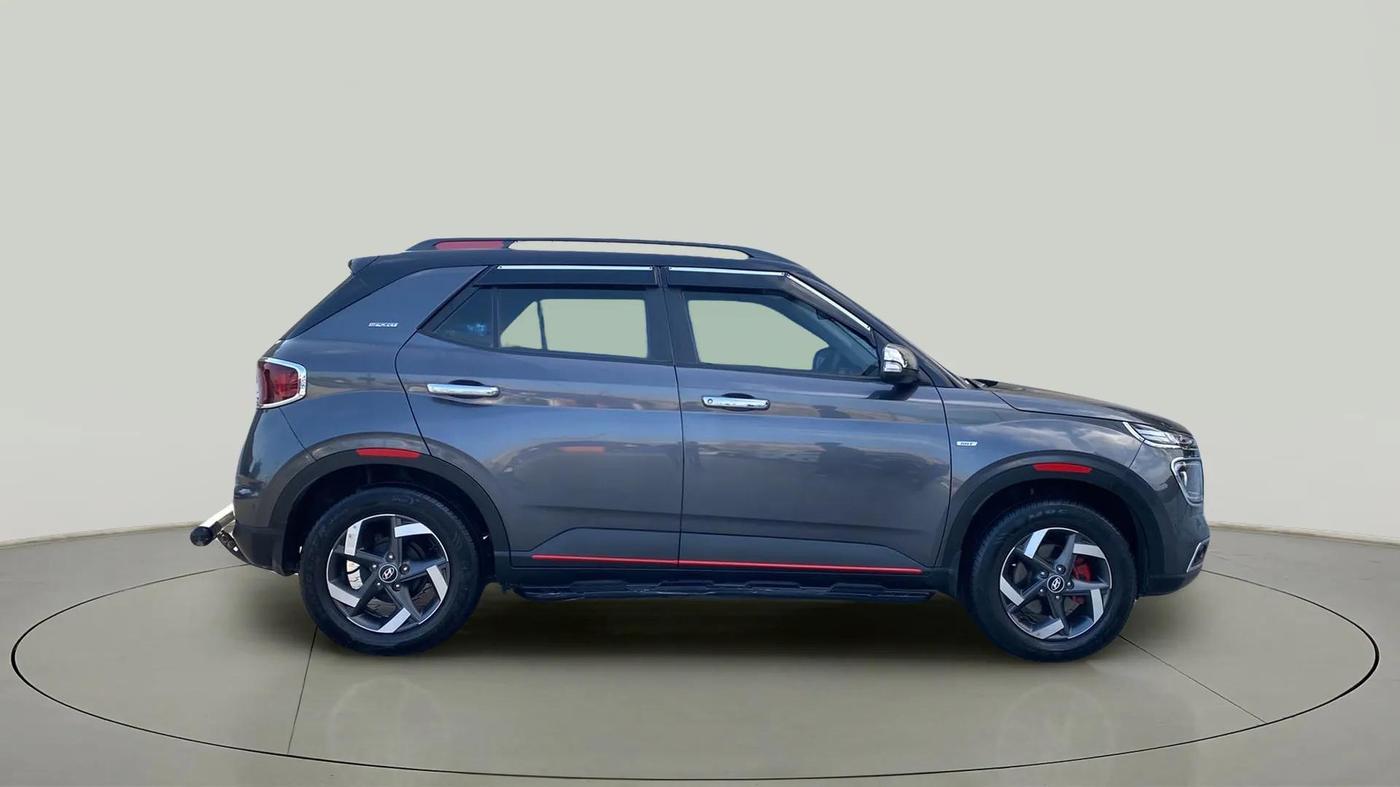 2021 Hyundai VENUE SX 1.0 TURBO IMT DUAL TONE SPORT, Petrol, Manual, 20,302 km, Right Side View