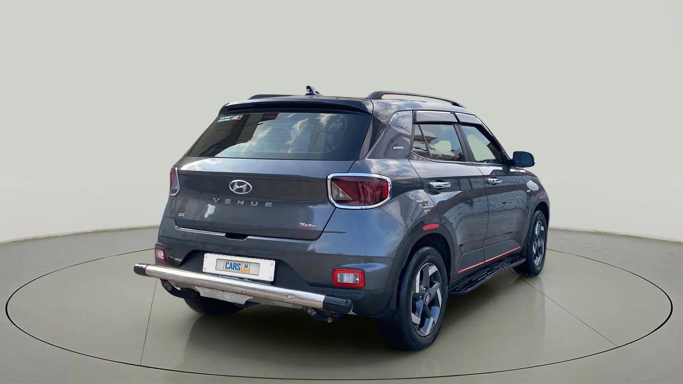2021 Hyundai VENUE SX 1.0 TURBO IMT DUAL TONE SPORT, Petrol, Manual, 20,302 km, Right Back Diagonal