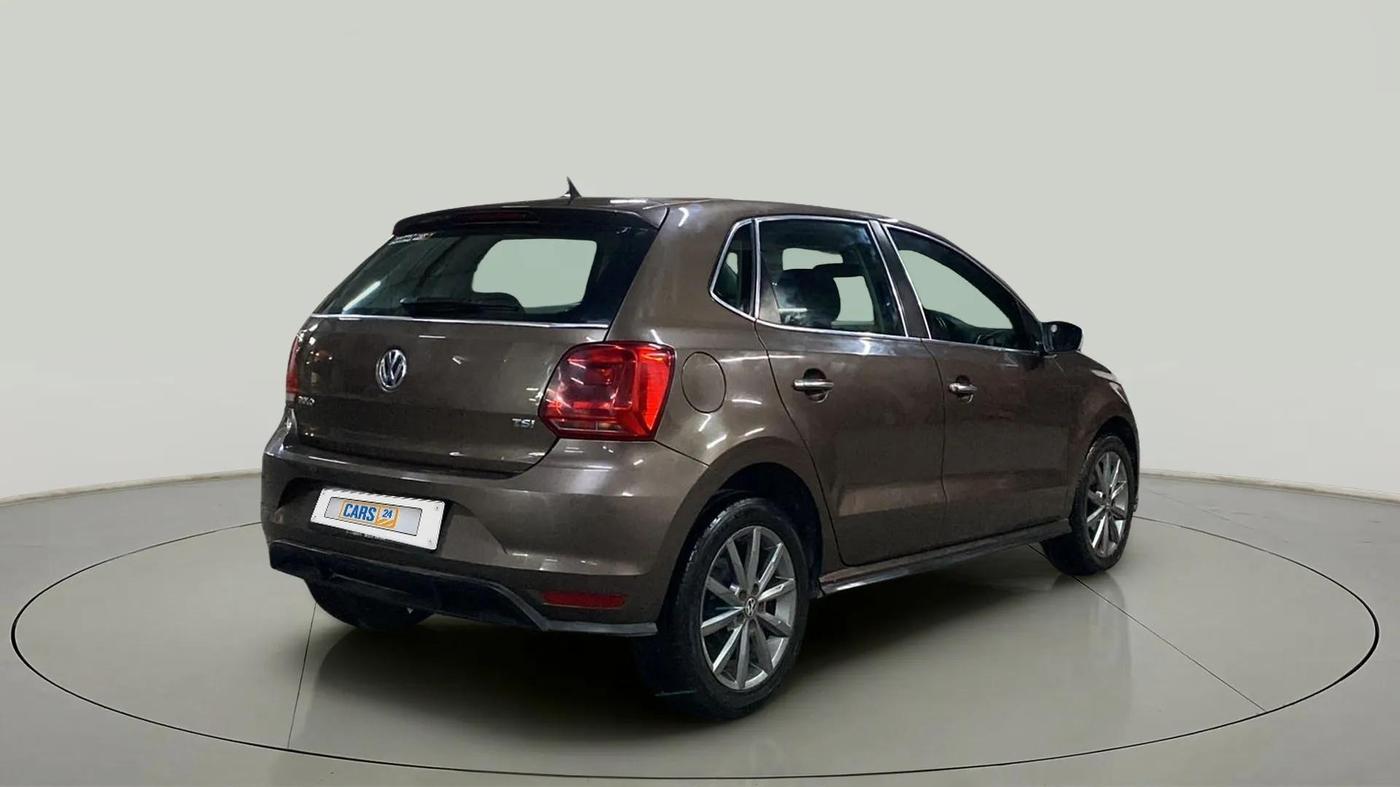 2020 Volkswagen Polo HIGHLINE PLUS 1.0L TSI, Petrol, Manual, 73,845 km, Right Back Diagonal