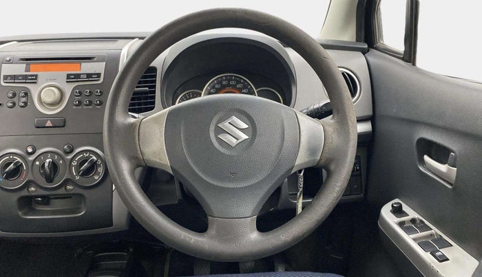 2012 Maruti Wagon R 1.0 VXI, Petrol, Manual, 88,756 km, Steering Wheel Close Up