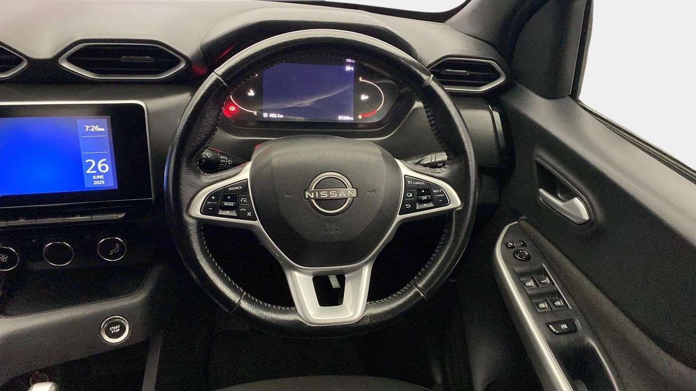 2020 Nissan MAGNITE XV PREMIUM TURBO CVT, Petrol, Automatic, 87,389 km, Steering Wheel Close Up