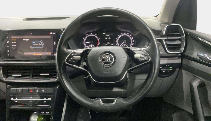 2022 Skoda KUSHAQ STYLE 1.0L TSI MT, Petrol, Manual, 33,053 km, Steering Wheel Close Up