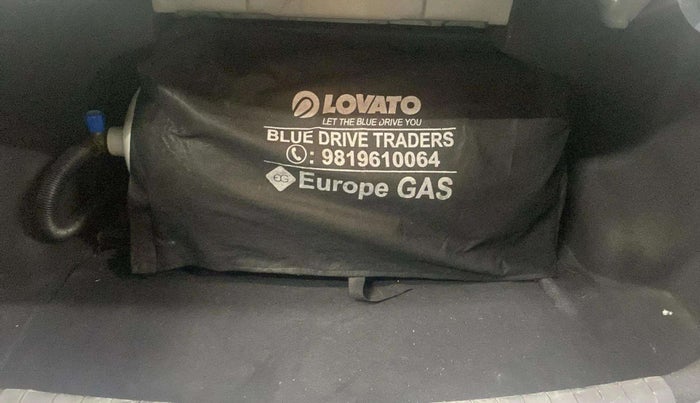 2014 Hyundai Xcent S (O) 1.2, CNG, Manual, 40,370 km, Boot Inside