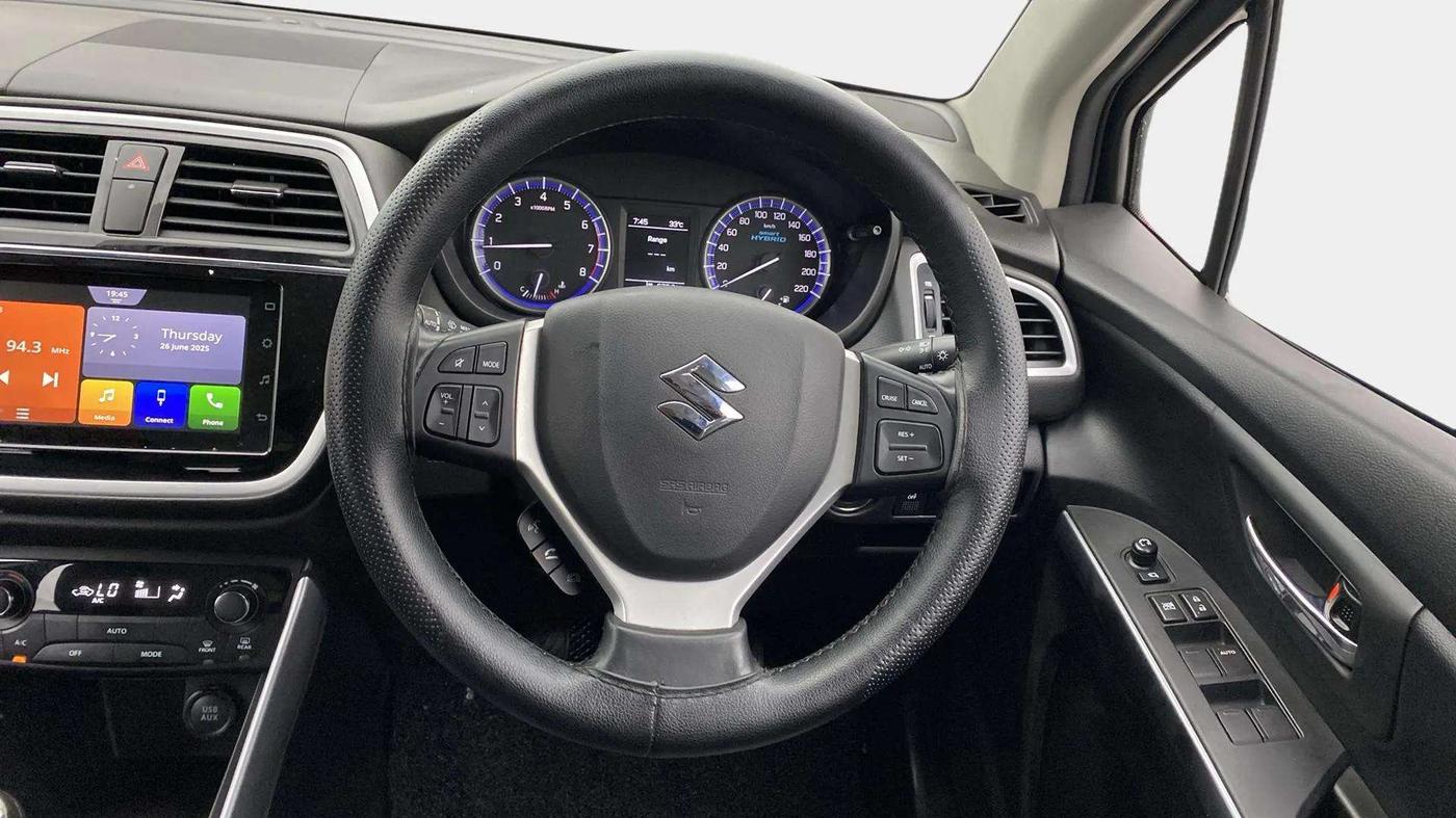 2020 Maruti S Cross ALPHA 1.5, Petrol, Manual, 41,803 km, Steering Wheel Close Up