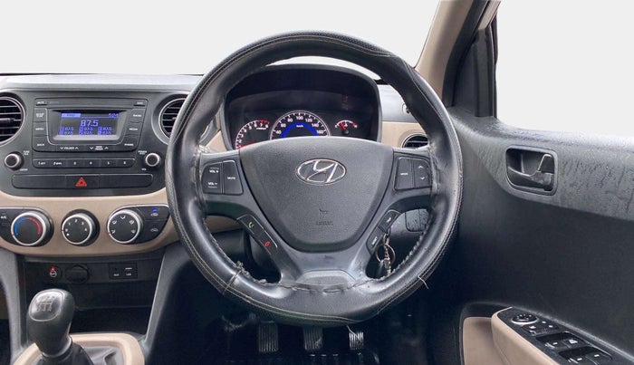 2019 Hyundai Grand i10 MAGNA 1.2 KAPPA VTVT, CNG, Manual, 60,067 km, Steering Wheel Close Up