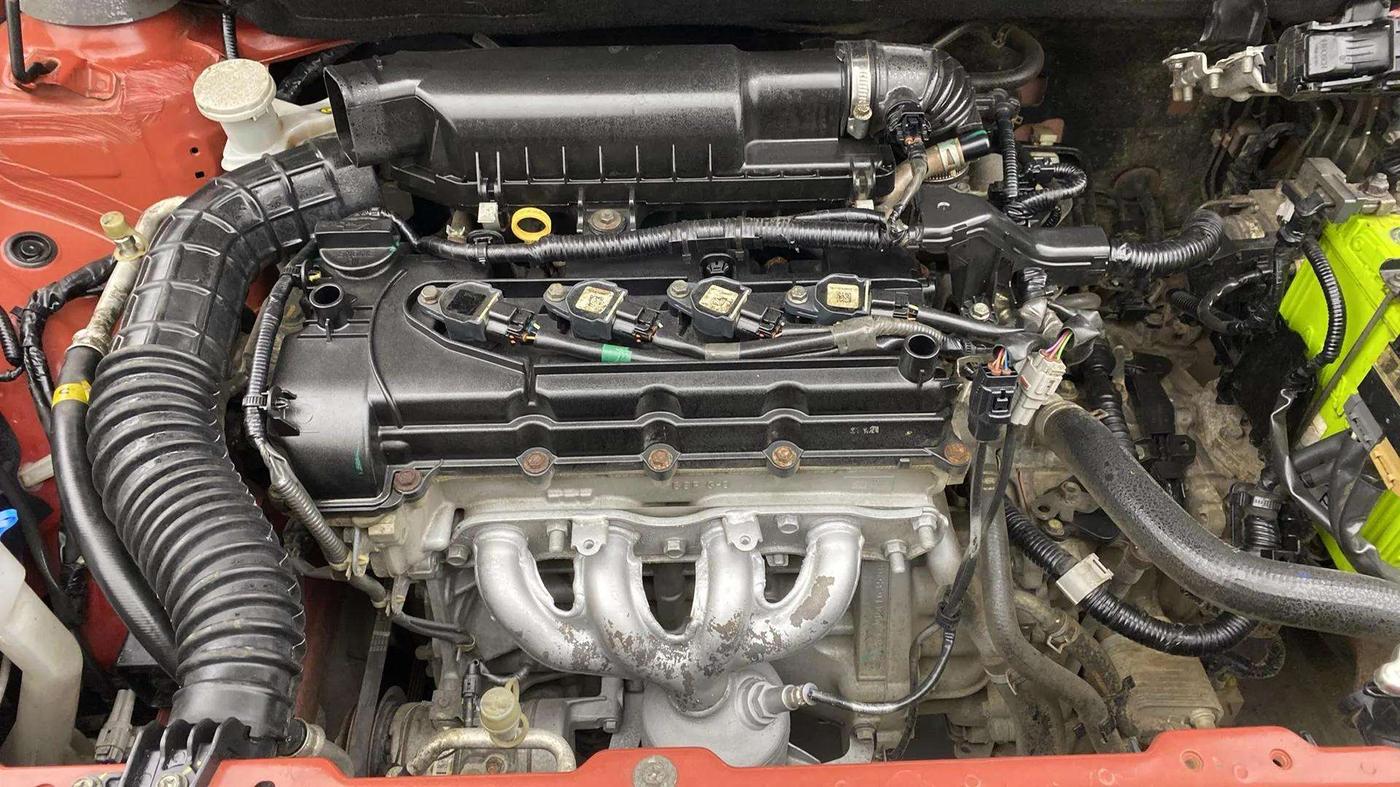 2021 Toyota Glanza G CVT, Petrol, Automatic, 24,341 km, Engine View