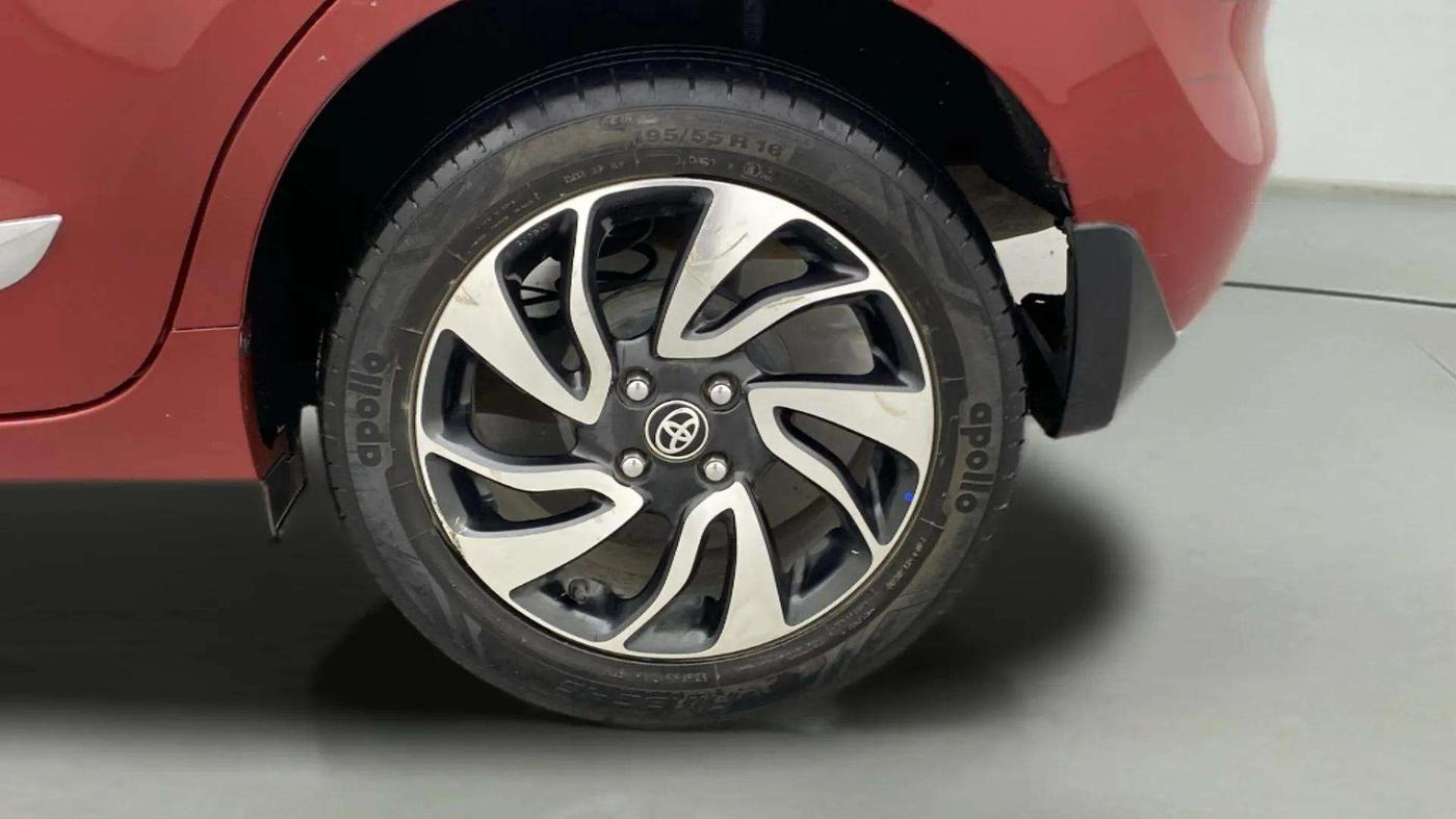 2021 Toyota Glanza G CVT, Petrol, Automatic, 24,341 km, Left Rear Wheel