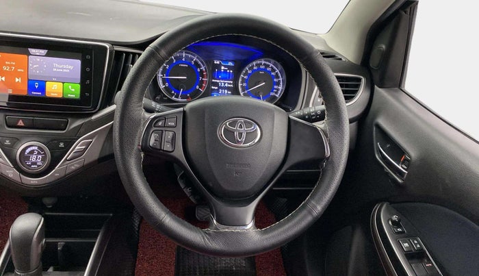 2021 Toyota Glanza G CVT, Petrol, Automatic, 24,324 km, Steering Wheel Close Up