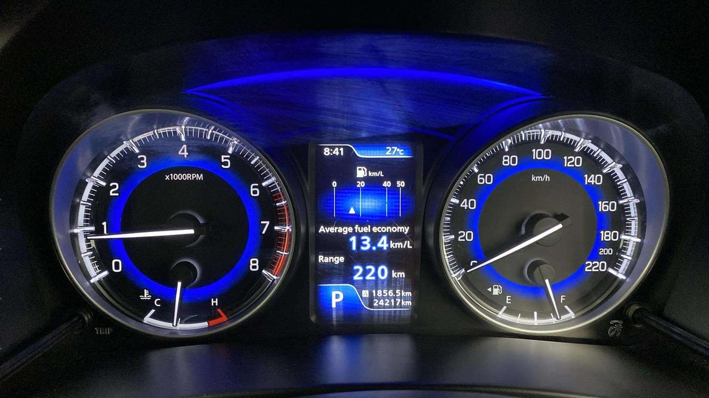 2021 Toyota Glanza G CVT, Petrol, Automatic, 24,341 km, Odometer Image
