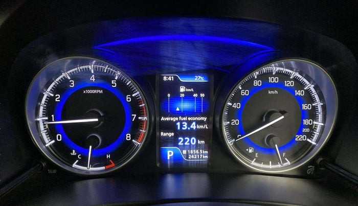 2021 Toyota Glanza G CVT, Petrol, Automatic, 24,324 km, Odometer Image