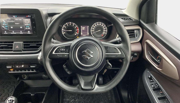2023 Maruti FRONX DELTA PLUS 1.2MT, Petrol, Manual, 17,152 km, Steering Wheel Close Up