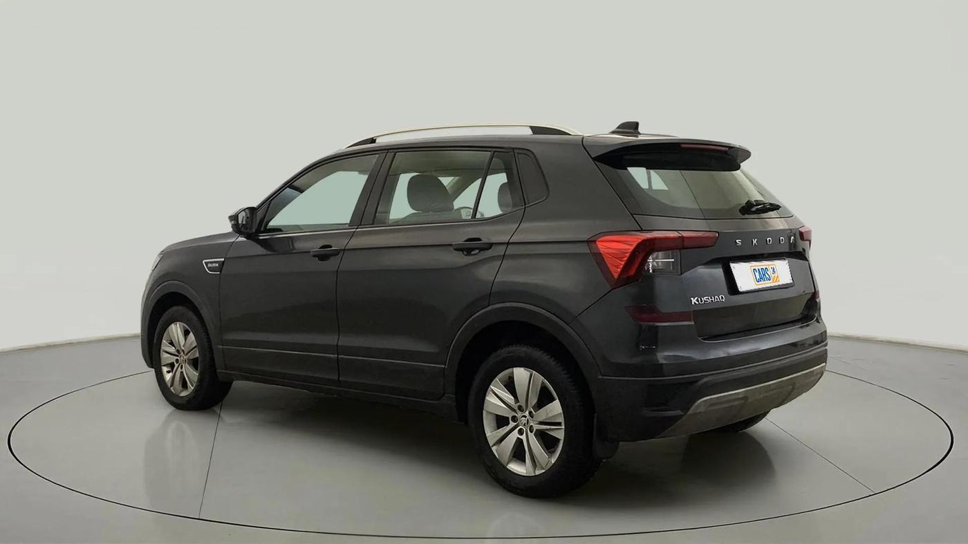2021 Skoda KUSHAQ AMBITION 1.0L TSI AT, Petrol, Automatic, 96,315 km, Left Back Diagonal