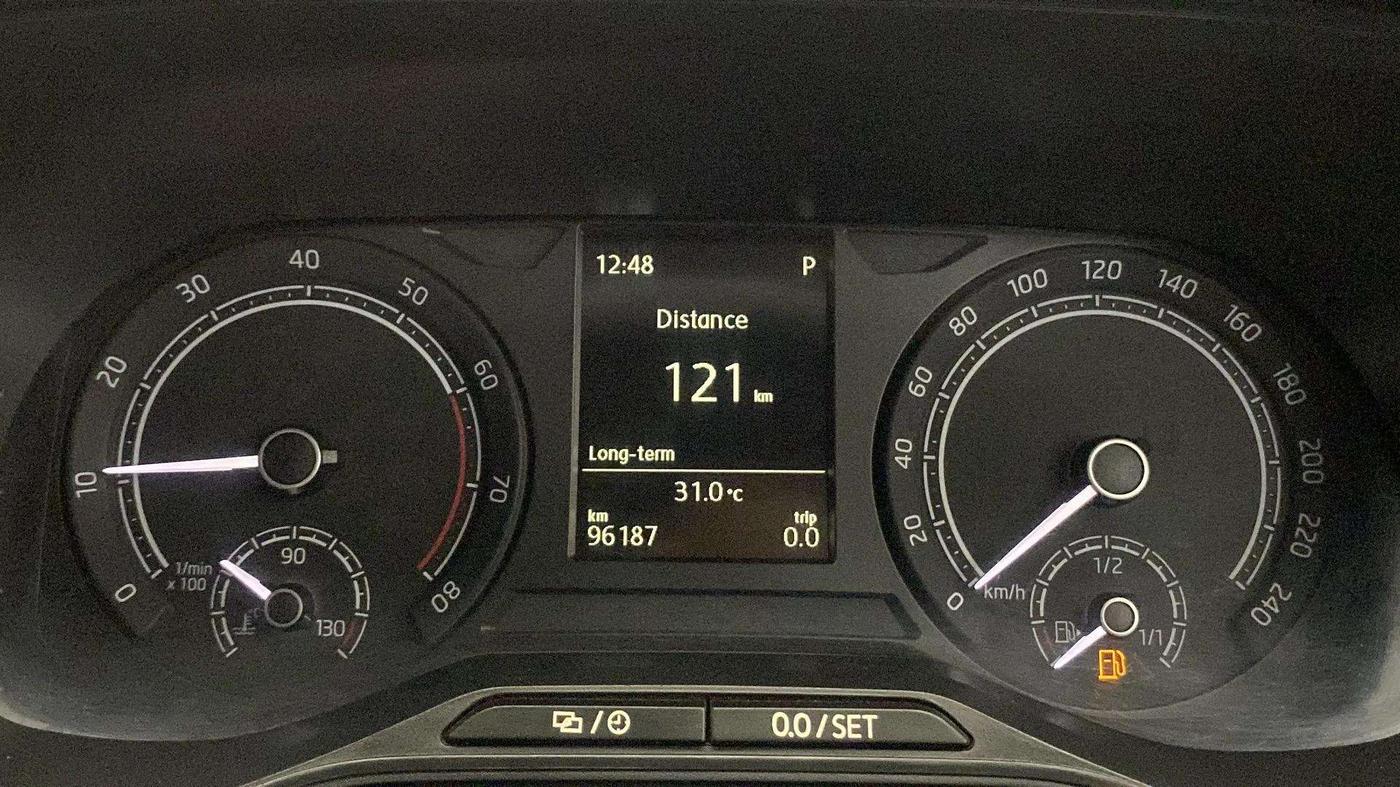 2021 Skoda KUSHAQ AMBITION 1.0L TSI AT, Petrol, Automatic, 96,315 km, Odometer Image