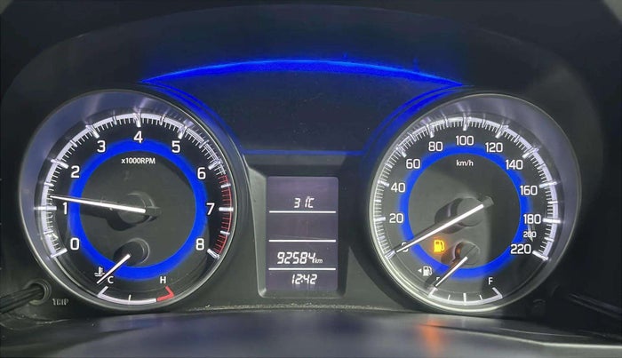 2019 Maruti Baleno DELTA PETROL 1.2, Petrol, Manual, 92,573 km, Odometer Image