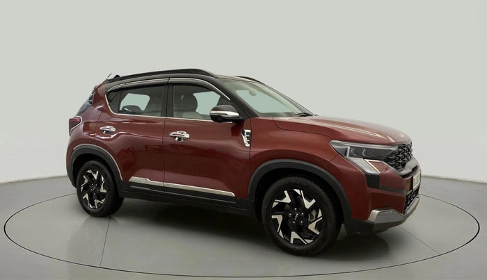 2024 KIA SONET GTX PLUS 1.0 TURBO PETROL DCT, Petrol, Automatic, 27,494 km, Right Front Diagonal