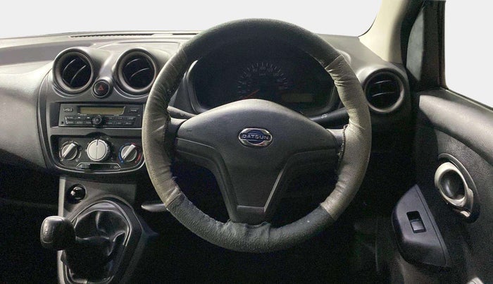 2018 Datsun Go Plus T, Petrol, Manual, 7,844 km, Steering Wheel Close Up