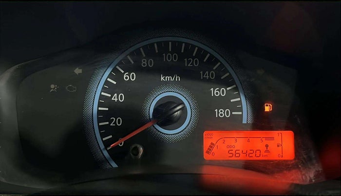 2018 Datsun Redi Go GOLD LIMITED EDITION, CNG, Manual, 56,395 km, Odometer Image