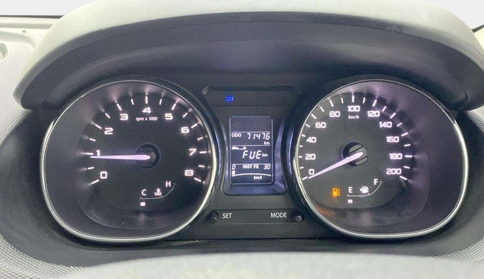 2018 Tata Tiago XZ PETROL, Petrol, Manual, 71,472 km, Odometer Image