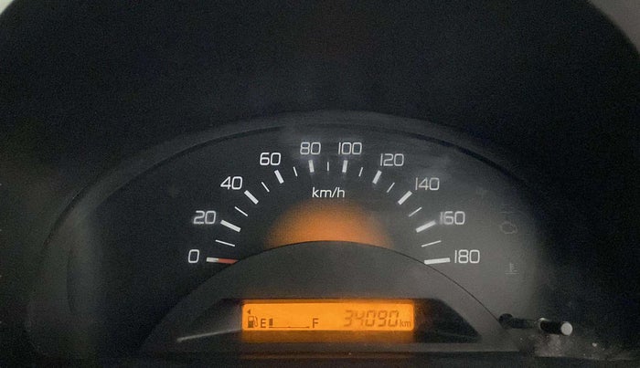 2014 Maruti Wagon R 1.0 LXI, Petrol, Manual, 34,062 km, Odometer Image