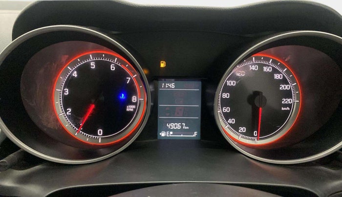 2018 Maruti Swift VXI, Petrol, Manual, 49,056 km, Odometer Image