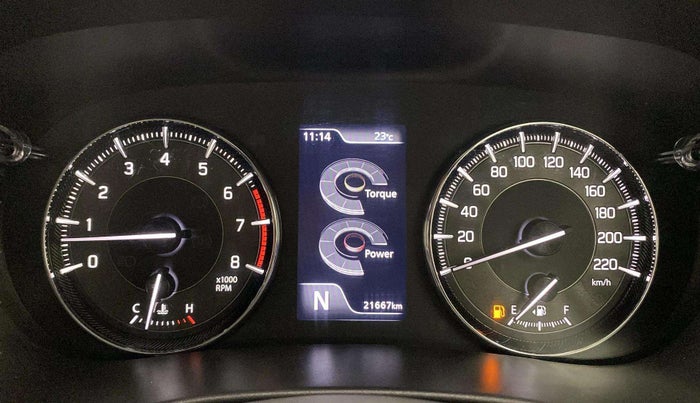 2023 Toyota Glanza V AMT, Petrol, Automatic, 21,686 km, Odometer Image