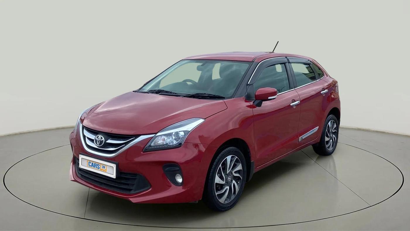 2021 Toyota Glanza V, Petrol, Manual, 79,780 km, Left Front Diagonal