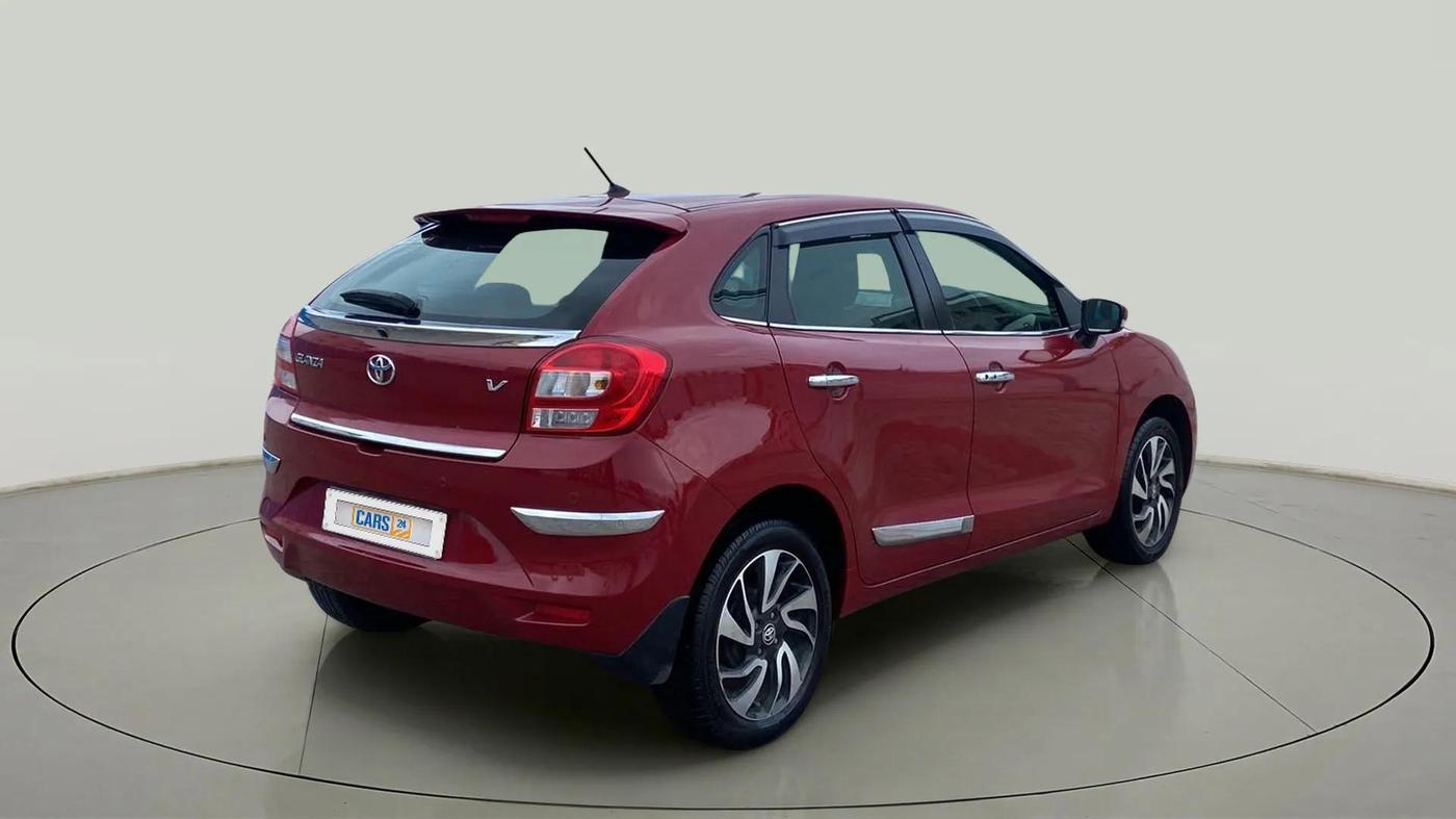 2021 Toyota Glanza V, Petrol, Manual, 79,780 km, Right Back Diagonal