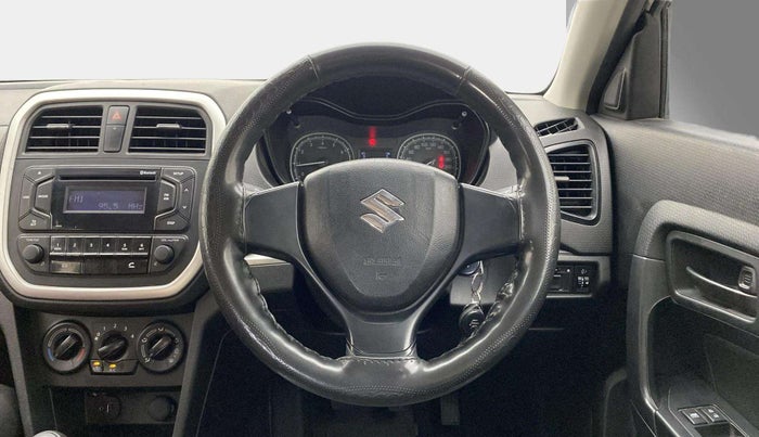 2021 Maruti Vitara Brezza LXI, Petrol, Manual, 19,754 km, Steering Wheel Close Up