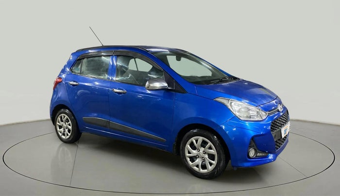2017 Hyundai Grand i10 SPORTZ (O) 1.2 KAPPA VTVT, Petrol, Manual, 33,261 km, Right Front Diagonal