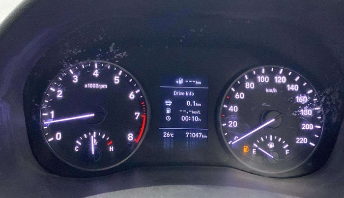 2018 Hyundai Verna 1.6 VTVT SX, Petrol, Manual, 71,047 km, Odometer Image