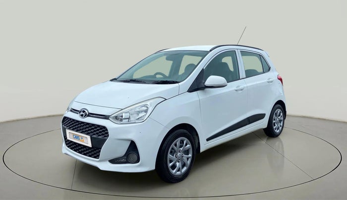 2019 Hyundai Grand i10 SPORTZ 1.2 KAPPA VTVT, Petrol, Manual, 35,290 km, Left Front Diagonal