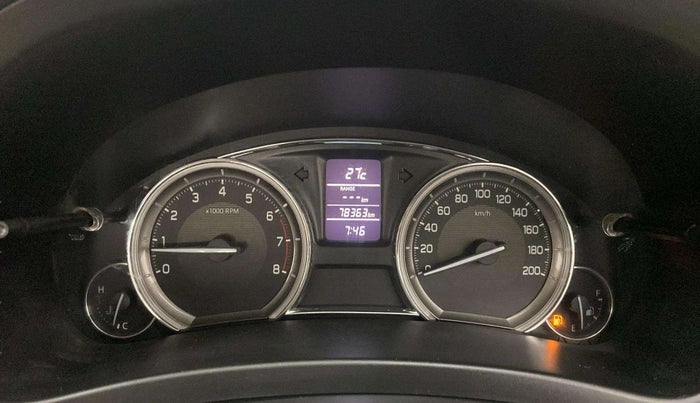 2016 Maruti Ciaz VXI+, Petrol, Manual, 78,362 km, Odometer Image