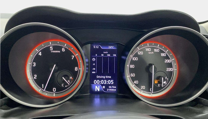 2021 Maruti Swift ZXI PLUS AMT, Petrol, Automatic, 21,956 km, Odometer Image