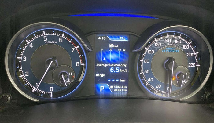 2019 Maruti XL6 ALPHA AT, Petrol, Automatic, 36,848 km, Odometer Image