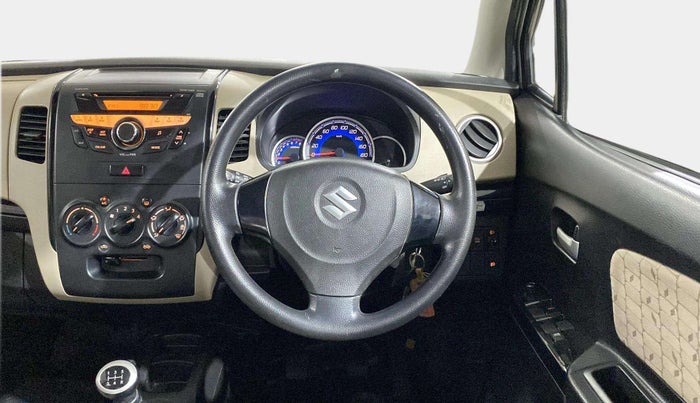 2017 Maruti Wagon R 1.0 VXI, Petrol, Manual, 16,078 km, Steering Wheel Close Up