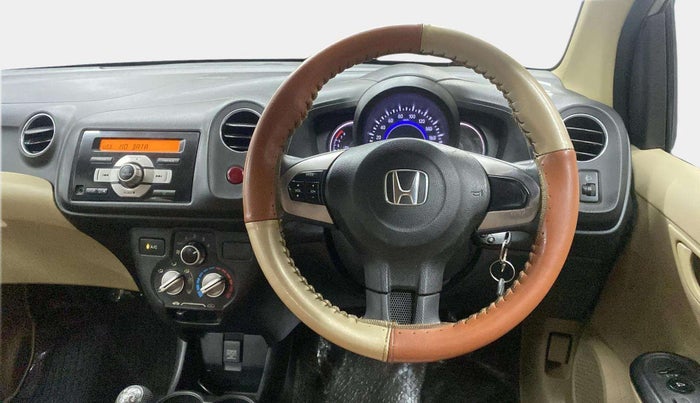 2015 Honda Amaze 1.2L I-VTEC S, Petrol, Manual, 74,713 km, Steering Wheel Close Up