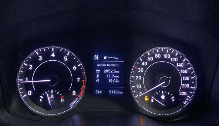 2019 Hyundai VENUE S 1.0 TURBO DCT, Petrol, Automatic, 51,761 km, Odometer Image