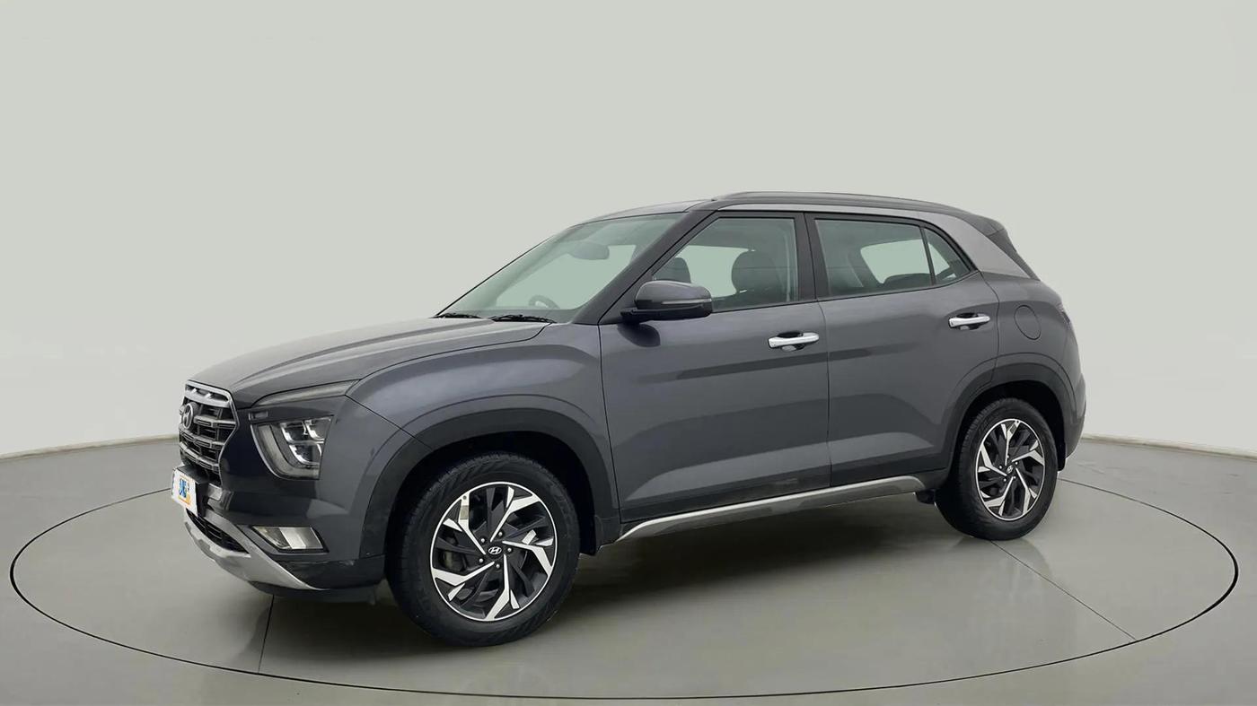 2021 Hyundai Creta SX (O) IVT 1.5 PETROL, Petrol, Automatic, 44,503 km, Left Front Diagonal