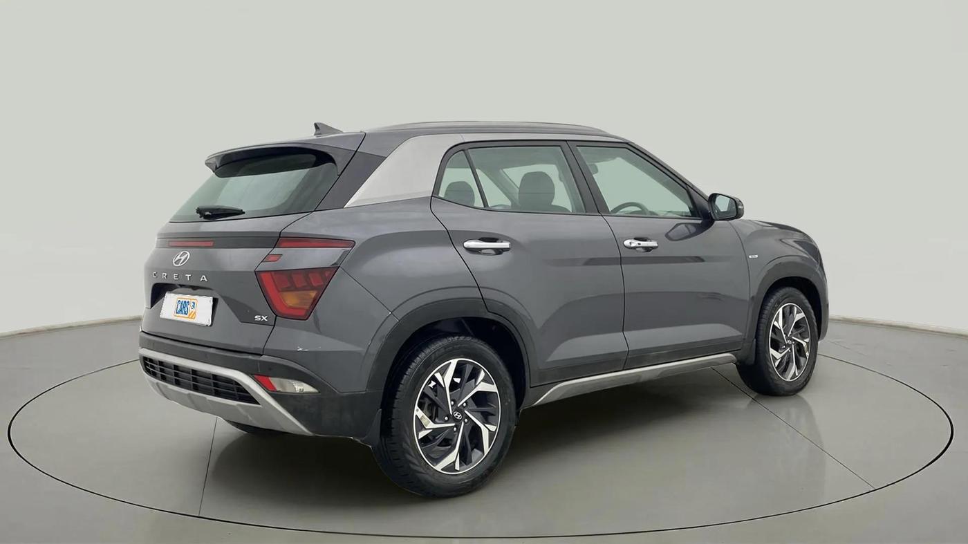 2021 Hyundai Creta SX (O) IVT 1.5 PETROL, Petrol, Automatic, 44,503 km, Right Back Diagonal