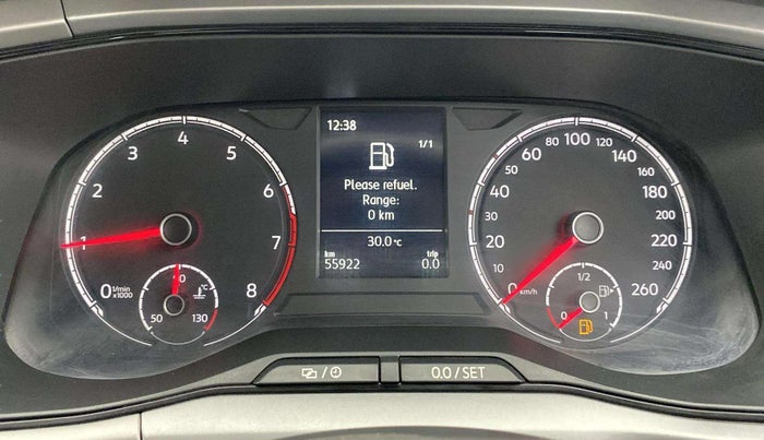 2021 Volkswagen TAIGUN HIGHLINE 1.0 TSI MT, Petrol, Manual, 55,917 km, Odometer Image