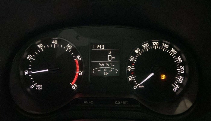 2020 Skoda Rapid STYLE TSI, Petrol, Manual, 56,745 km, Odometer Image