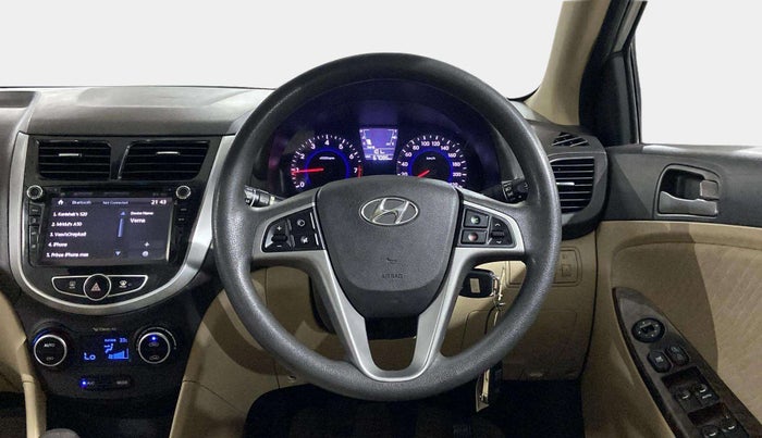 2016 Hyundai Verna FLUIDIC 4S 1.6 VTVT S, Petrol, Manual, 67,077 km, Steering Wheel Close Up