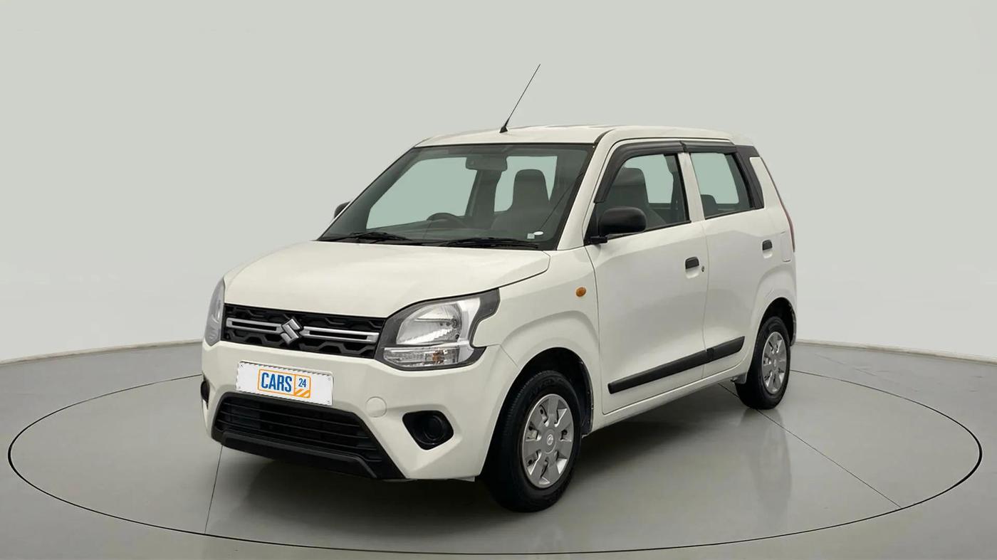 2021 Maruti New Wagon-R LXI 1.0, Petrol, Manual, 74,059 km, Left Front Diagonal