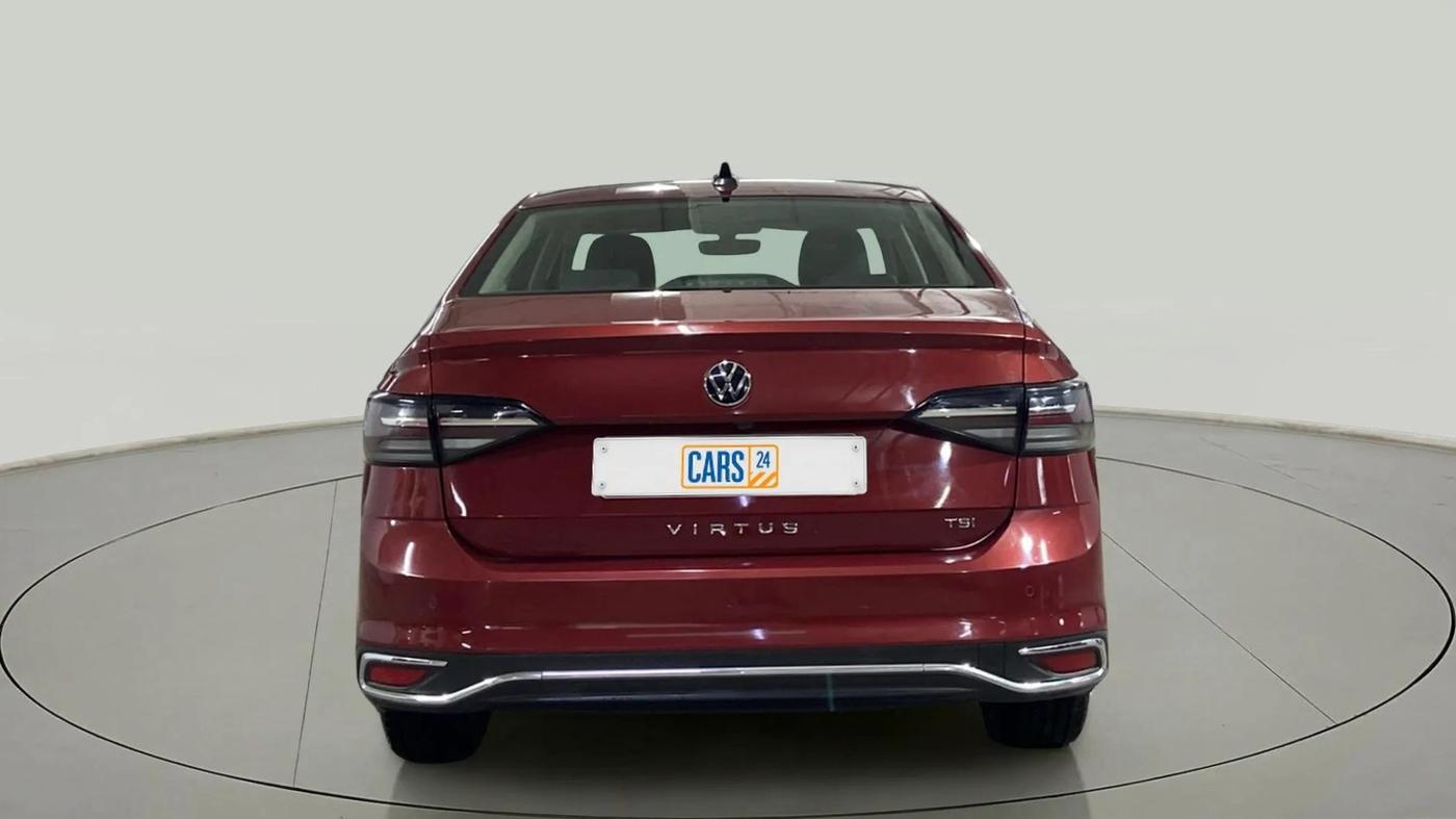 2023 Volkswagen VIRTUS TOPLINE TSI 1.0 MT, Petrol, Manual, 75,073 km, Back/Rear